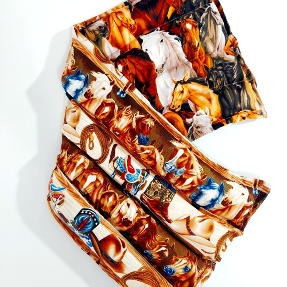 Therapeutic heating-cooling rice bag, rice bag, heat pad, cold pack, Horses - Picture 3 of 4